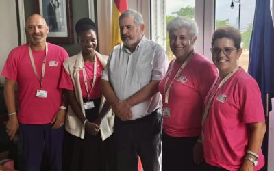 El presidente de la Fundación Juntos por una Sonrisa se reúne con el embajador de España en Cuba durante el tercer viaje oficial de la Fundación a la Habana.