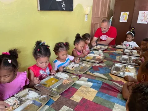 Comedor de la guardería de La Habana