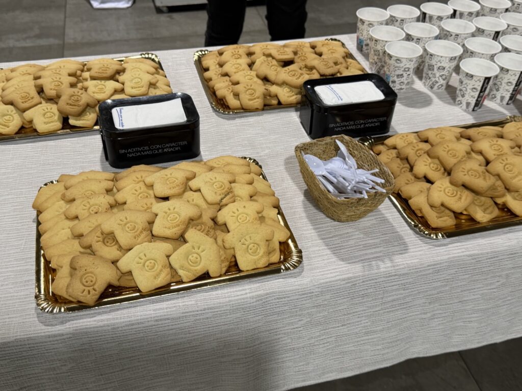 Galletas con el sol sonriente de la nueva imagen